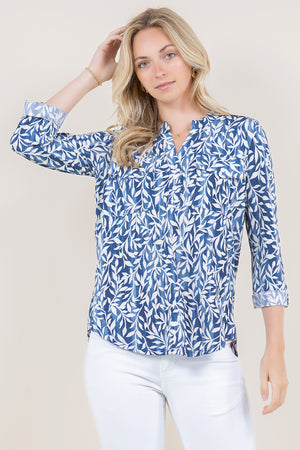 3/4 SLEEVE POPOVER W/FLAP POCKETS - T11632-A16286-CRITY