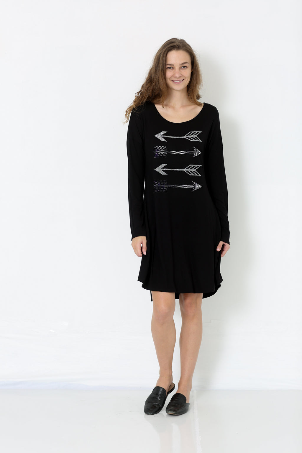 LS HOTFIX HILO RS ALINE DRESS W/PKTS - D2647-J293