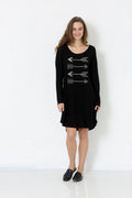 LS HOTFIX HILO RS ALINE DRESS W/PKTS - D2647-J293