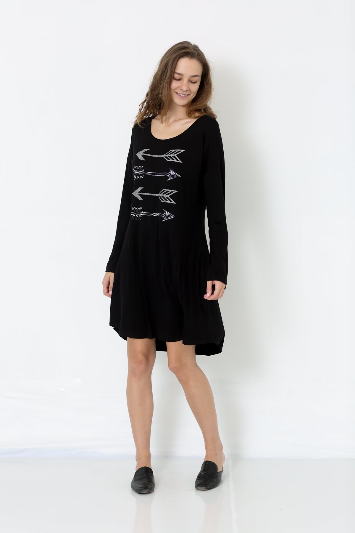 LS HOTFIX HILO RS ALINE DRESS W/PKTS - D2647-J293