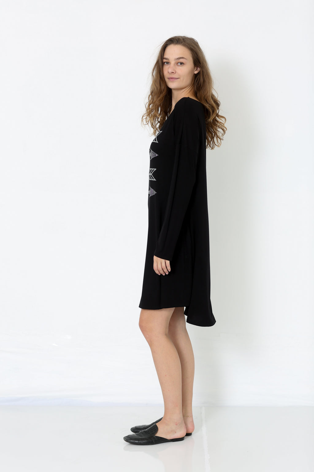LS HOTFIX HILO RS ALINE DRESS W/PKTS - D2647-J293