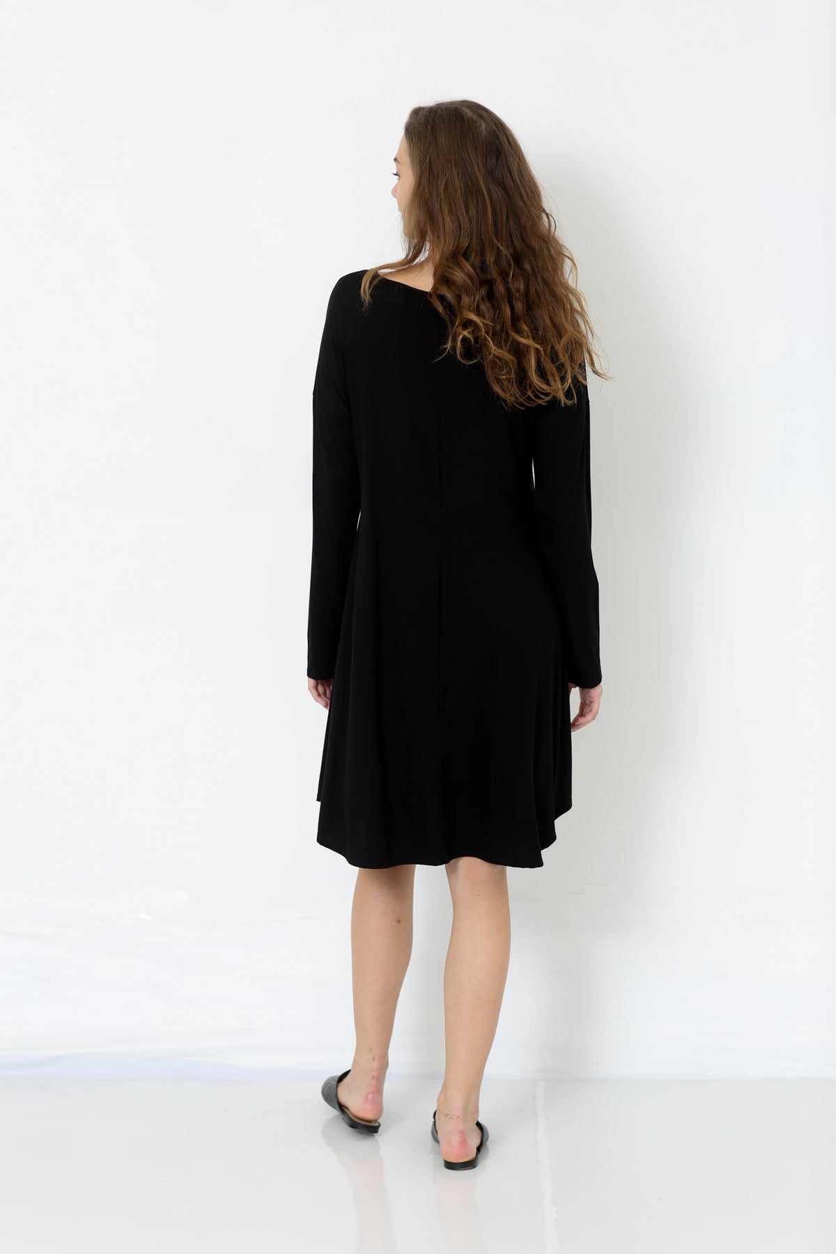 LS HOTFIX HILO RS ALINE DRESS W/PKTS - D2647-J293