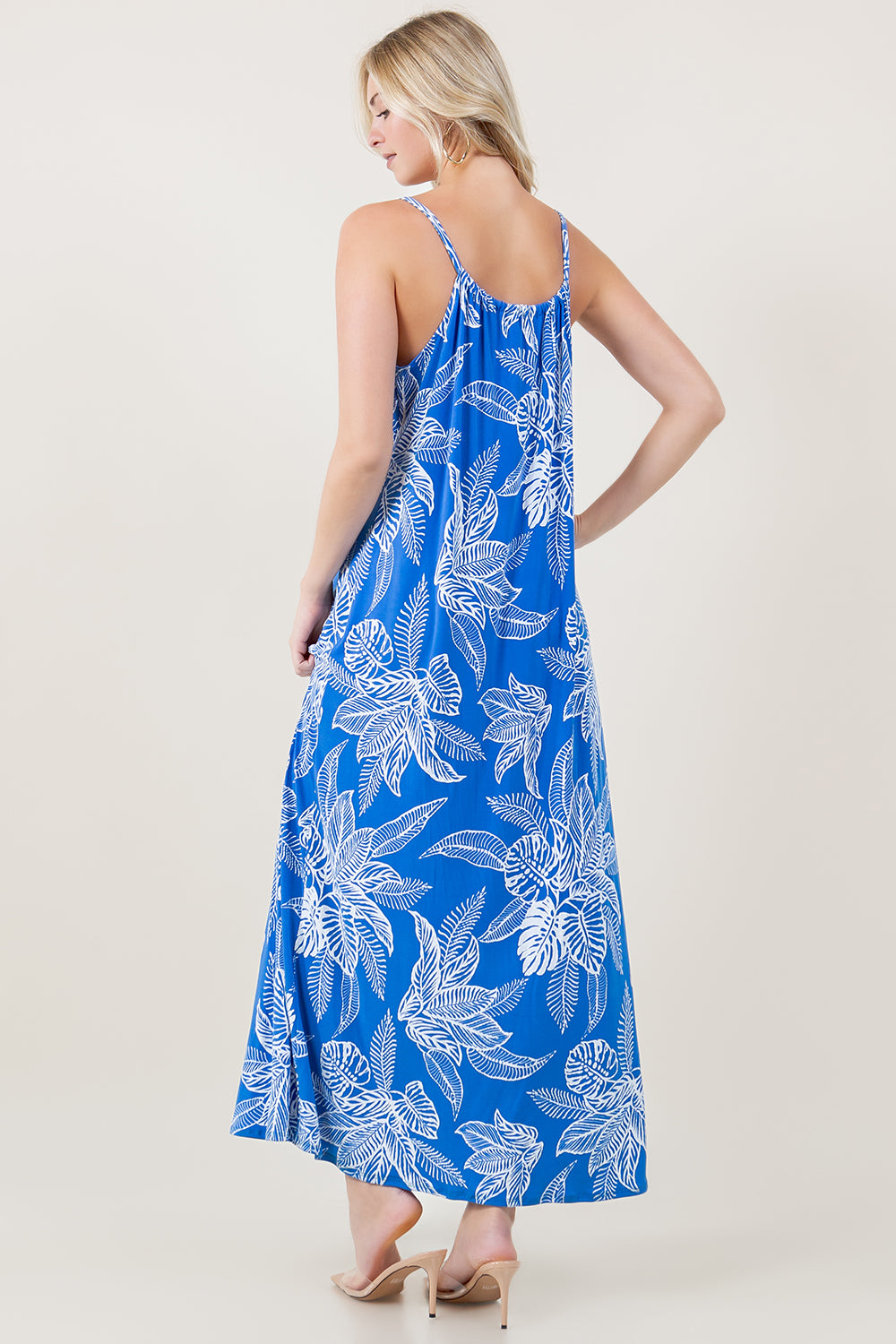 S/LESS O-RING HALTER MAXI DRESS - D2766-MX-1358-5