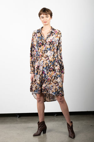 DOLPHIN CUT DRESS WITH FULL LENGTH SLEEVE D3134-0321