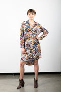 DOLPHIN CUT DRESS WITH FULL LENGTH SLEEVE D3134-0321