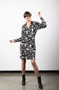 FULL SLEEVE WRAP SHIRT DRESS - D3157-92484