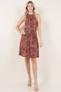SL HIGH NECKLINE FIT FLARE DRESS - D3195-A2100-4