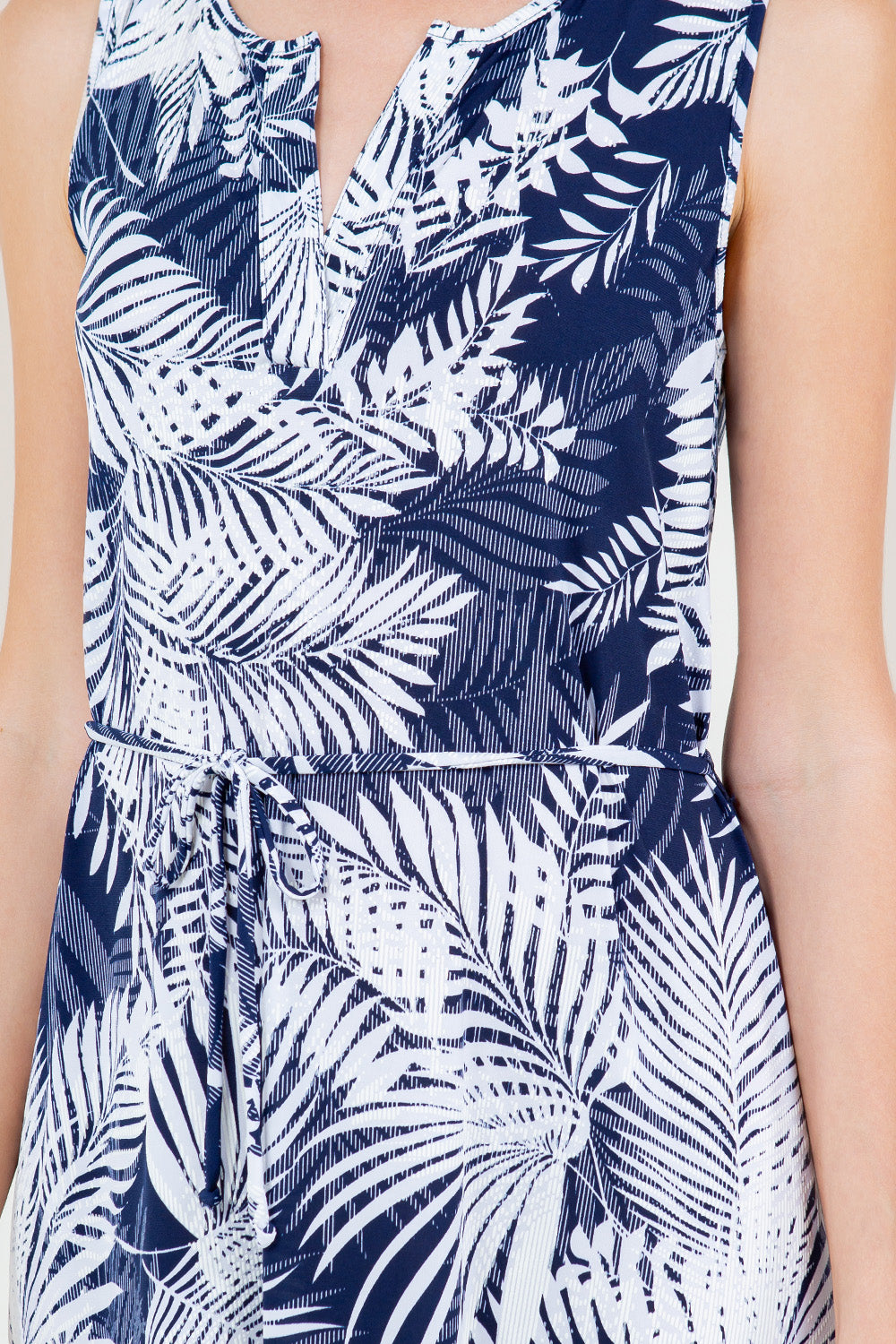 SL NOTCH NECK MAXI DRESS - D3433-A3002