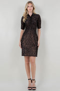 ELB SLV SHIRT DRESS - D3456-0096