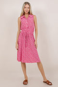 S/LESS ELASTIC WAIST SHIRT DRESS D3534-SL-A5206