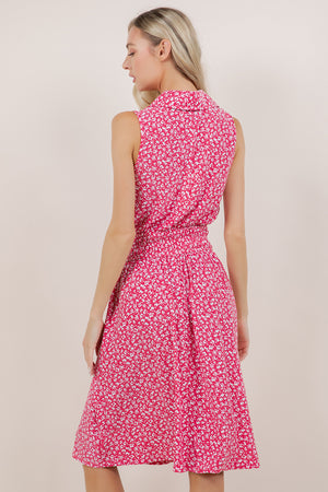 S/LESS ELASTIC WAIST SHIRT DRESS D3534-SL-A5206