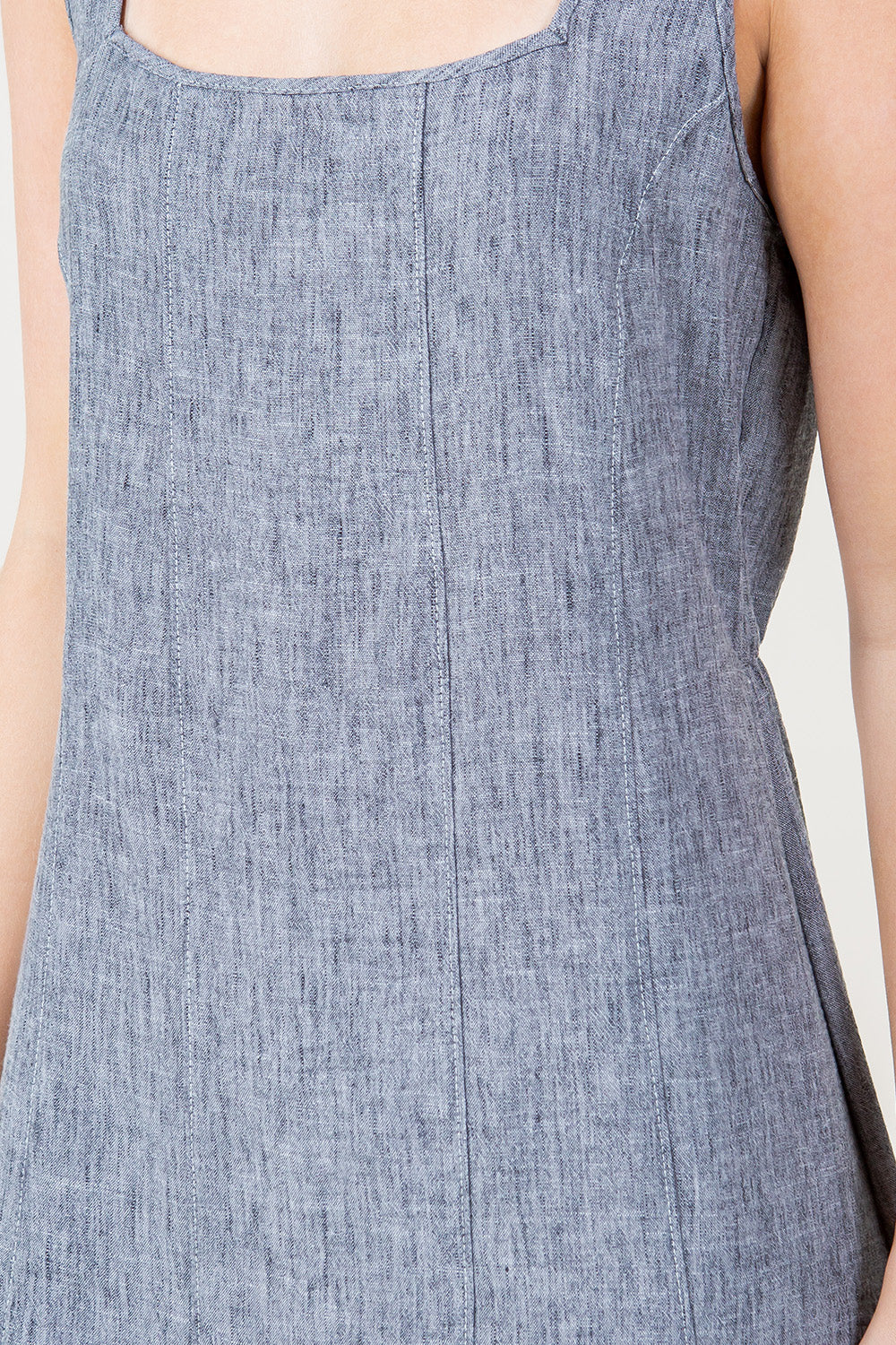 S/LESS SQUARE NECK PRINCESS SEAM MAXI DRESS - D3762-1212-AFLW