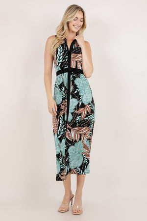 S/LESS COLLARED GODDESS MAXI DRESS D3843-17846