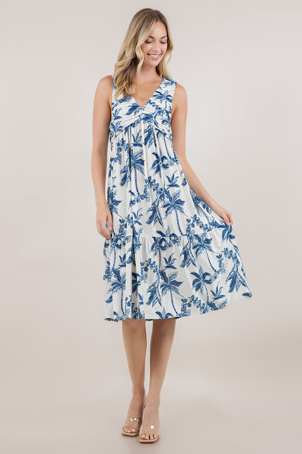 S/LESS BUBBLE TIERED DRESS D3845-8369A