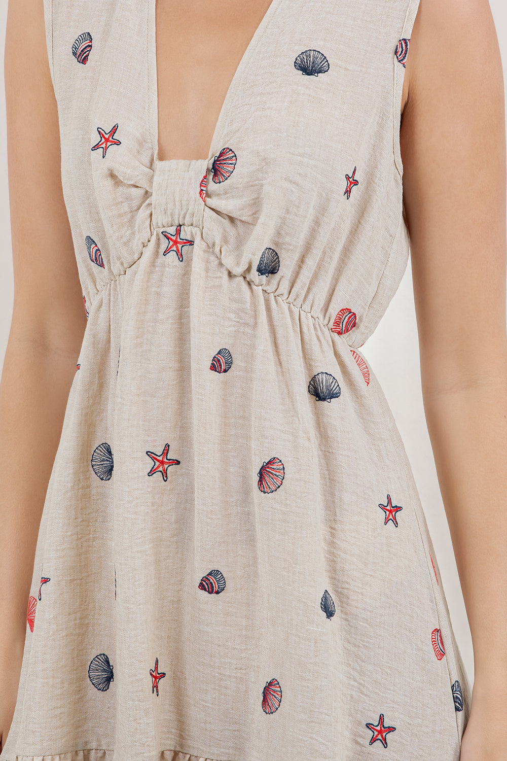 S/LESS V NECK HALTER DRESS D3885-24110162