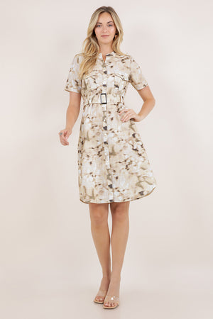 S/SLV UTILITY DRESS D3883-2209162