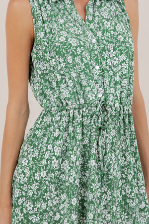 S/LESS PLEATED SHIRT DRESS D3972-SL-98334