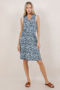 S/LESS PINTUCK BUTTONED DRESS D3988-A40365