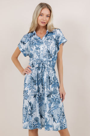 S/SLV DOLMAN SHIRT DRESS D3991-8315