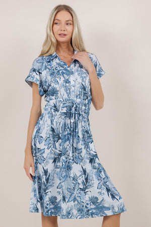 S/SLV DOLMAN SHIRT DRESS D3991-8315