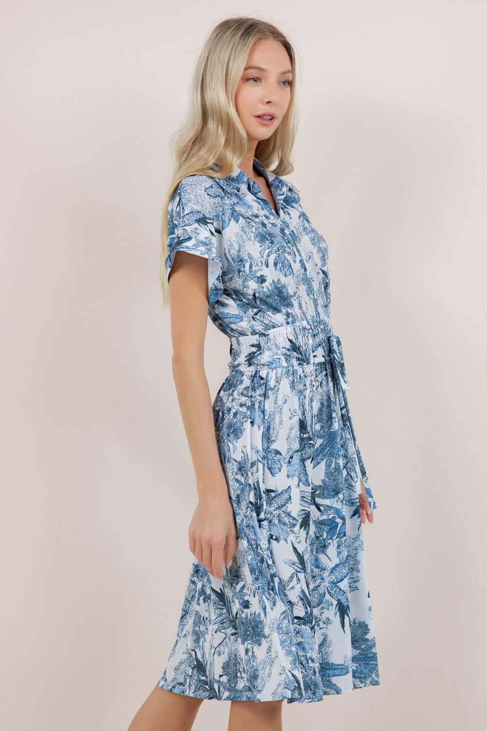 S/SLV DOLMAN SHIRT DRESS D3991-8315