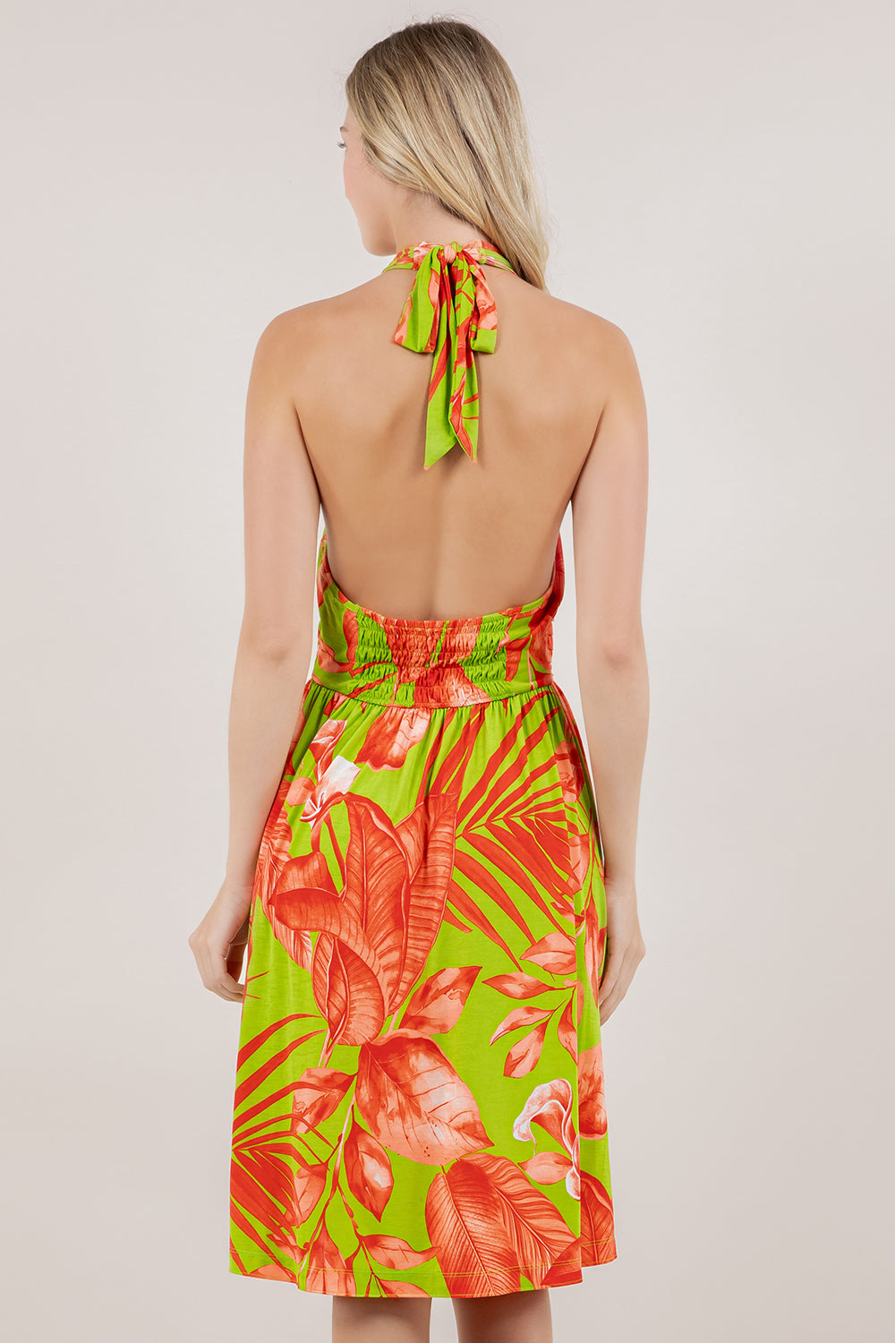 S/LESS CROSSOVER HALTER DRESS D3996-1906