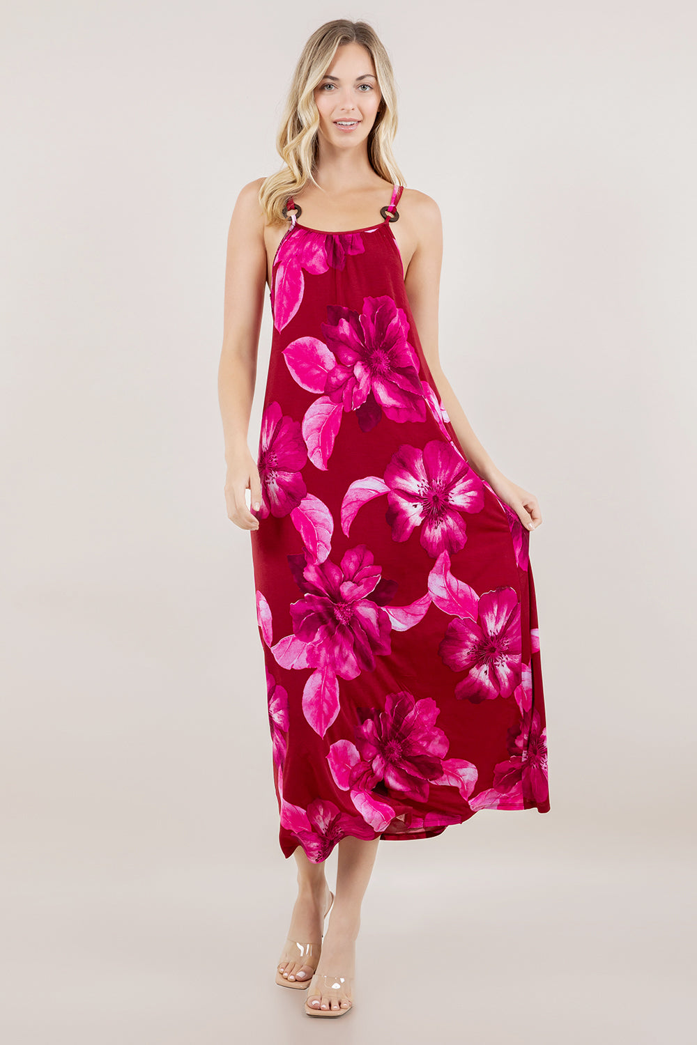 S/LESS SHIFT MAXI DRESS D3997-1905