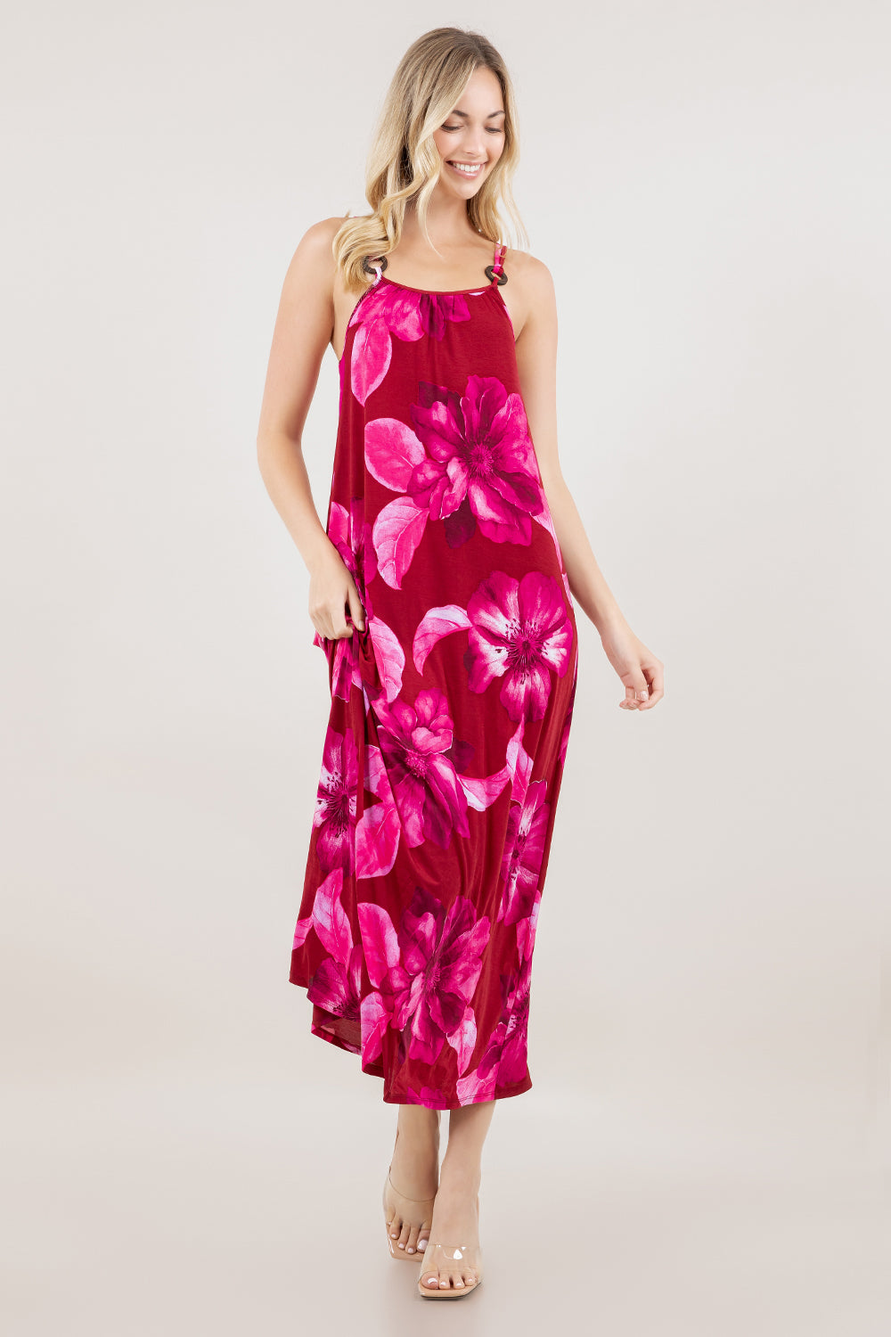 S/LESS SHIFT MAXI DRESS D3997-1905