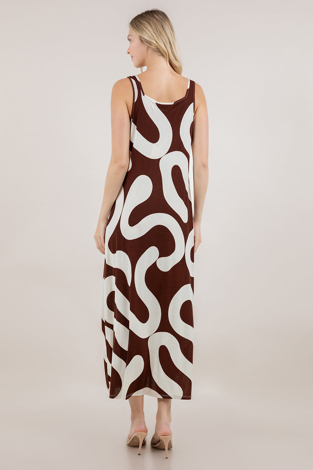 S/LESS SQUARE NECK MAXI DRESS D4000-1993