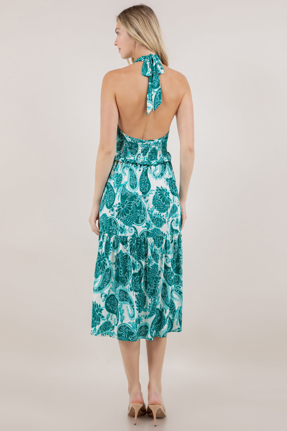 S/LESS CROSSOVER HALTER DRESS D4002-1763