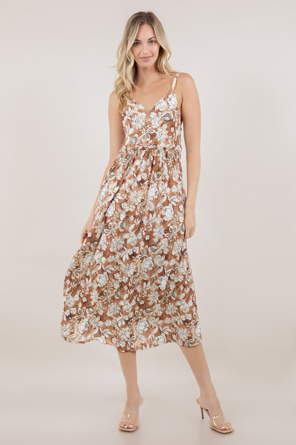 S/LESS V NECK MAXI DRESS D4007-2506021