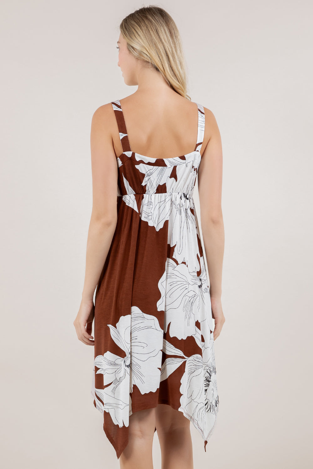 S/LESS SURPLICE SHARKBITE DRESS D4008-2509