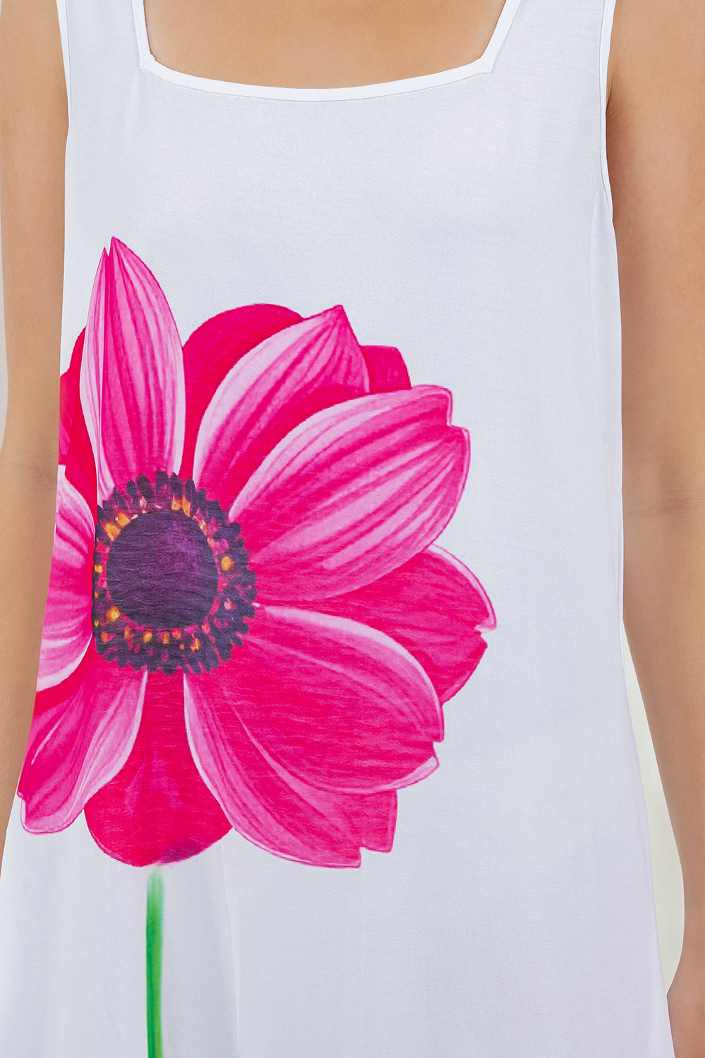 S/LESS SQUARE NECK GODET MAXI DRESS D4030-MX-AFLW