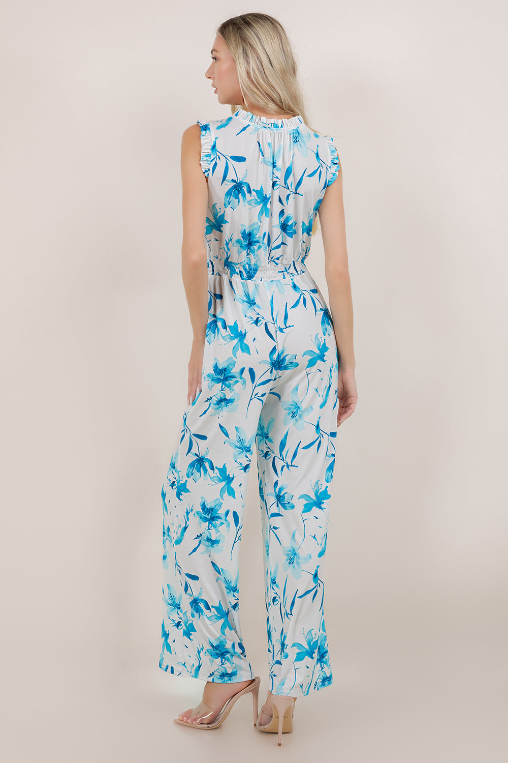 S/LESS RUFFLE SURPLICE JUMPSUIT JS2017-2504056