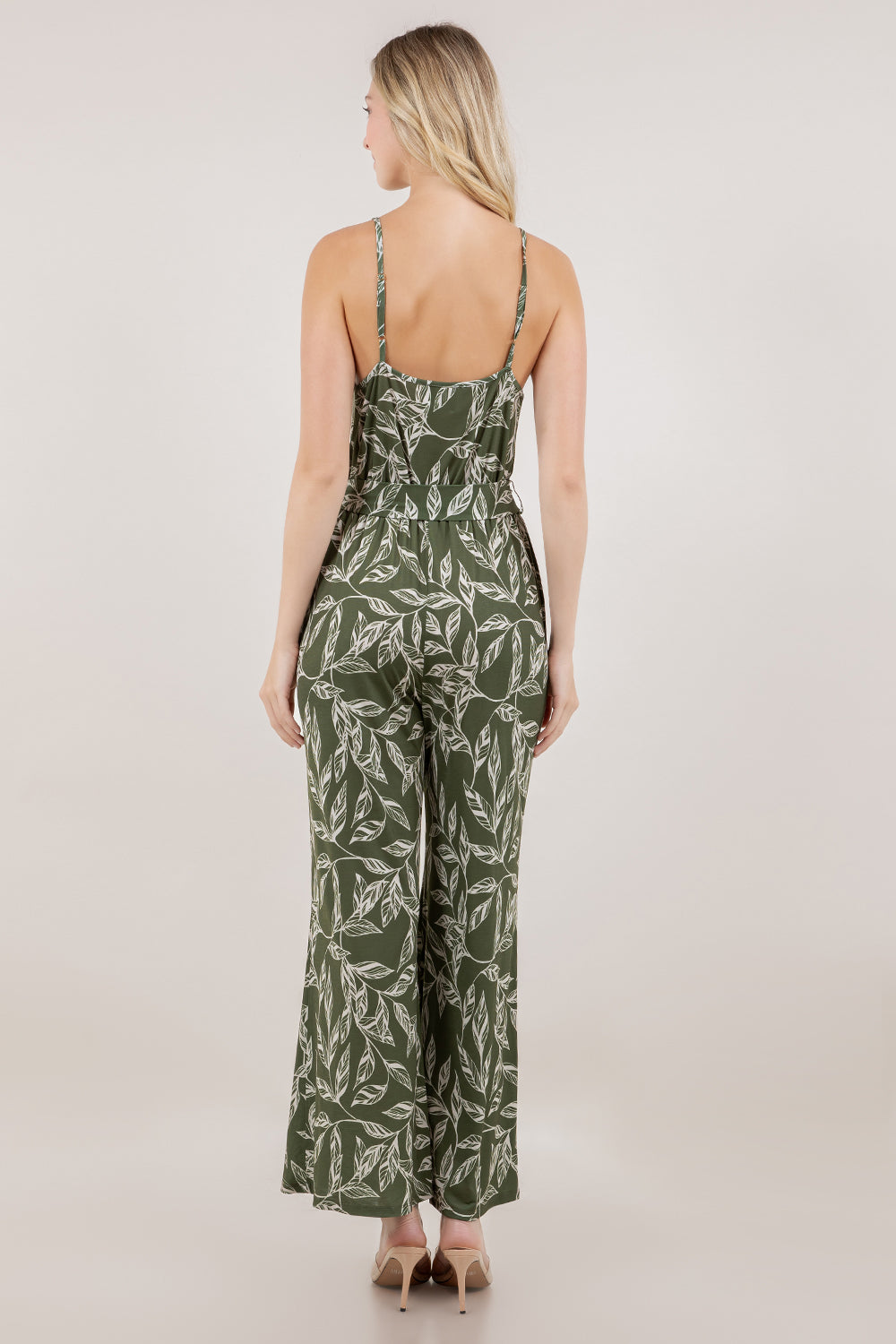 S/LESS V NECK BELTED JUMPSUIT JS2020-2412017