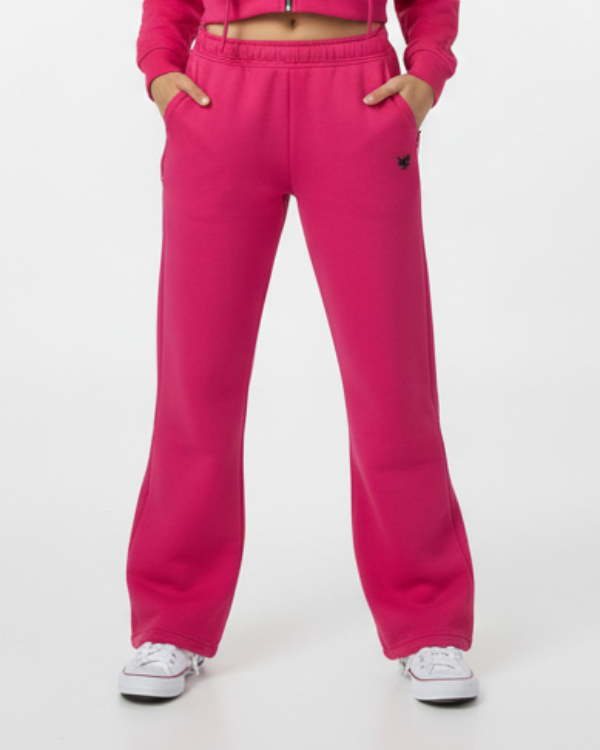 Low Rise Side Tie Flare Sweatpants