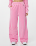 Straight Leg Velour Sweatpant