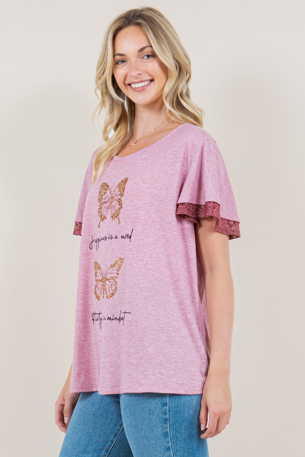 SS DOUBLE LAYER RUFFLE TOP - T10504-HS6899