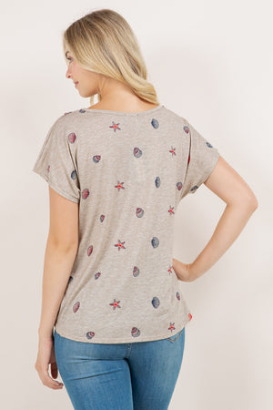 S/SLV TWIST KNOT DOLMAN TEE T10793-24100162