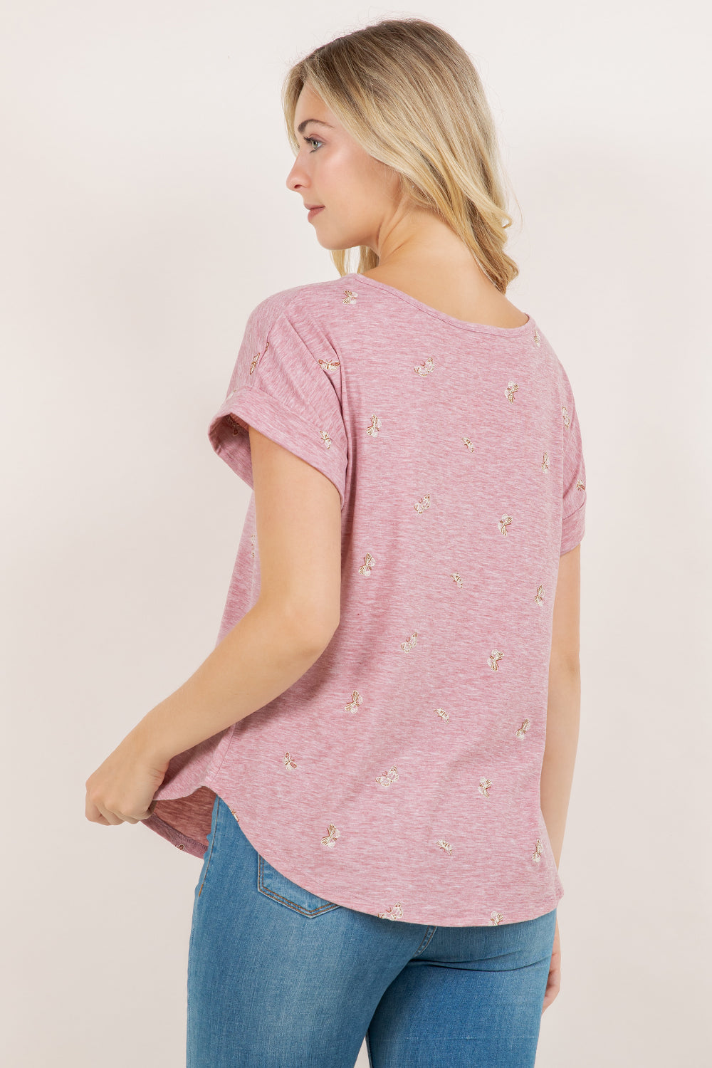S/SLV DOLMAN SCOOP NECK TEE T10945-040681