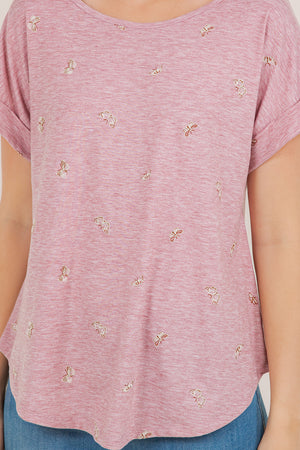 S/SLV DOLMAN SCOOP NECK TEE T10945-040681