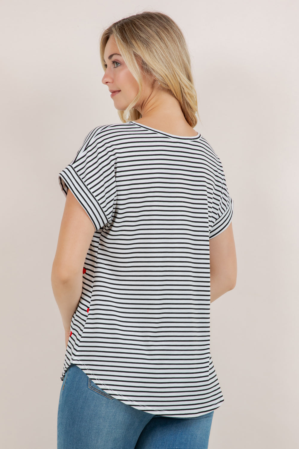 S/SLV DOLMAN SCOOP NECK TEE T10945-20255