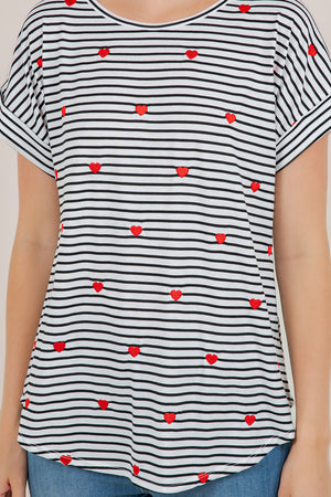S/SLV DOLMAN SCOOP NECK TEE T10945-20255