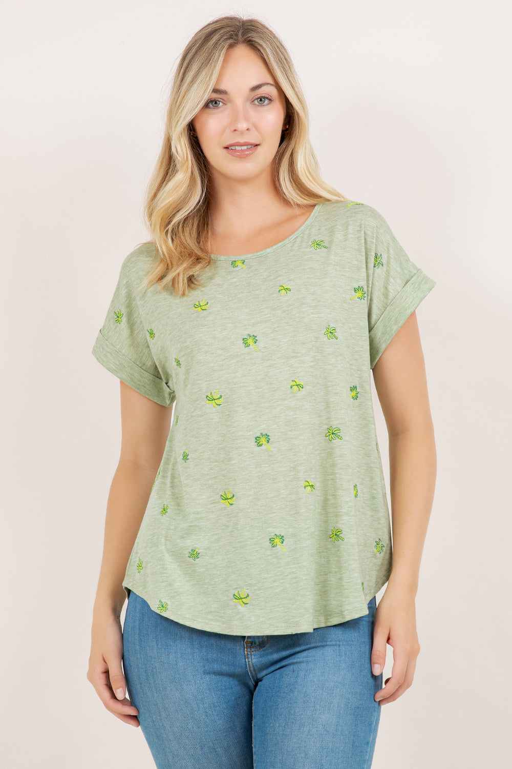 S/SLV DOLMAN SCOOP NECK TEE T10945-2409053
