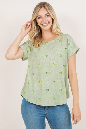 S/SLV DOLMAN SCOOP NECK TEE T10945-2409053