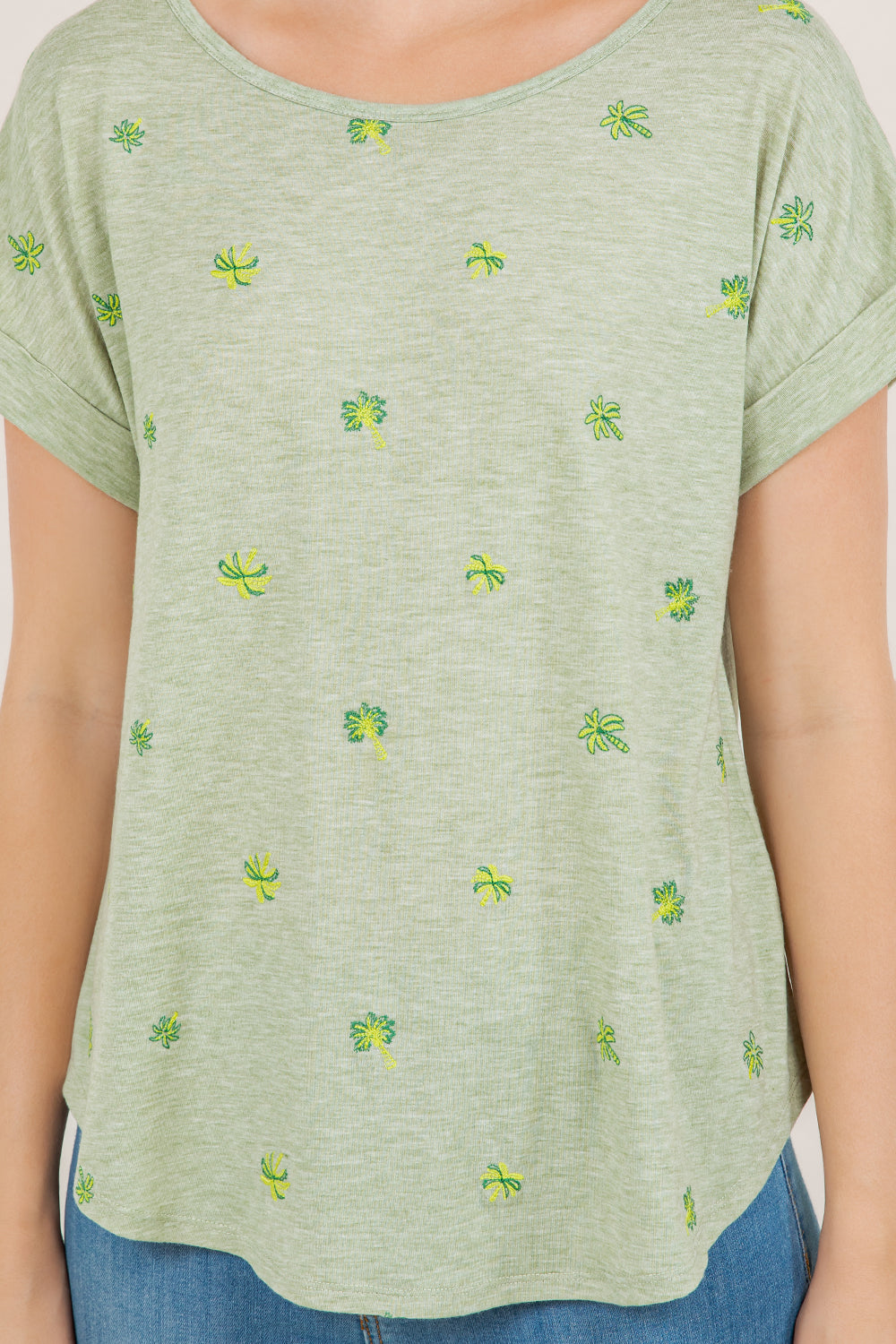 S/SLV DOLMAN SCOOP NECK TEE T10945-2409053