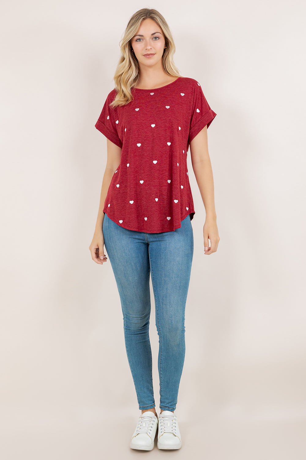 S/SLV DOLMAN SCOOP NECK TEE T10945-9227