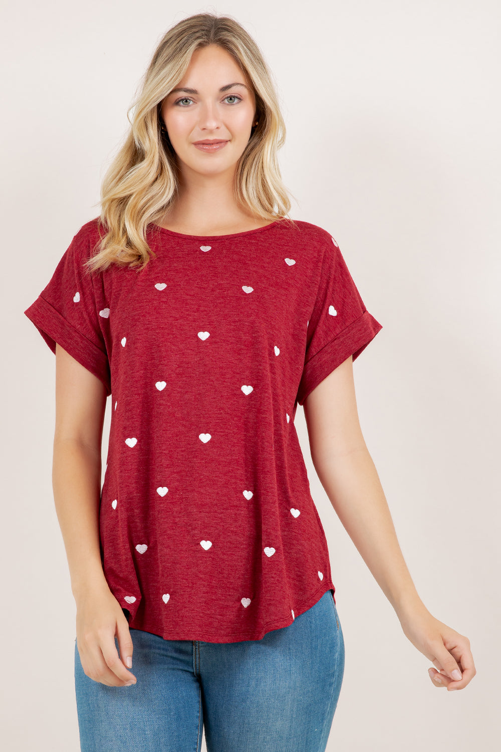S/SLV DOLMAN SCOOP NECK TEE T10945-9227