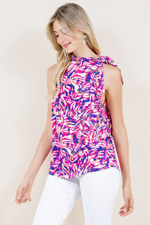 SL HALTER SIDE TIE TOP - T11279-A2402-7