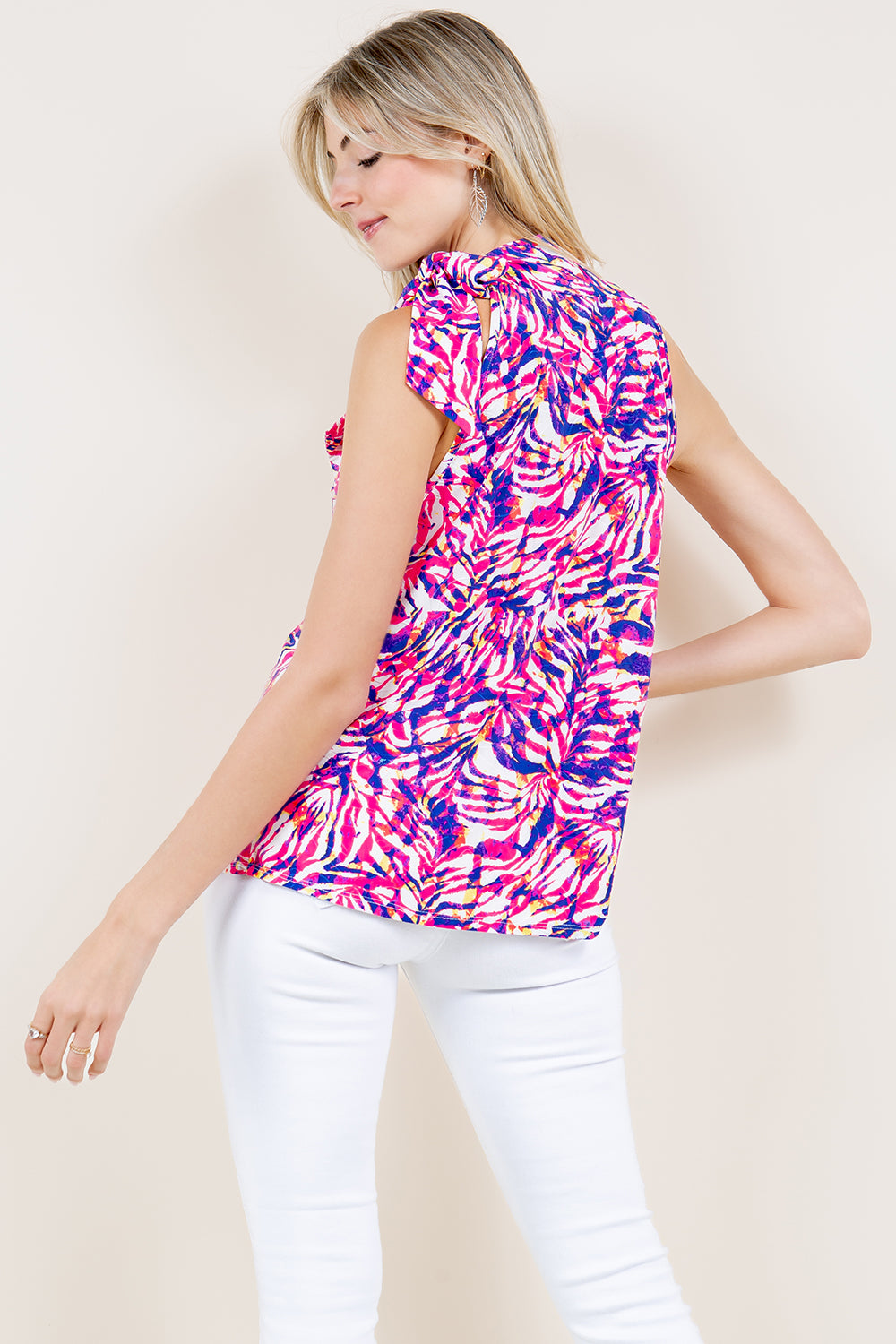 SL HALTER SIDE TIE TOP - T11279-A2402-7